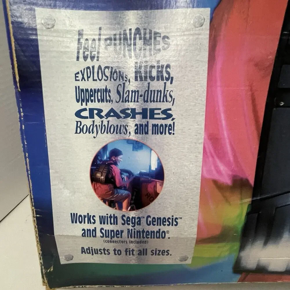 1994 SEGA Genesis And SNES Aura Interactor Virtual Reality Game Wear